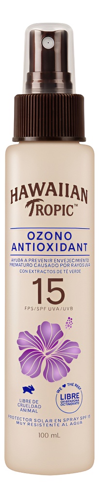 Hawaiian Tropic Ozono Antioxidante FPS15 Spray 100 mL