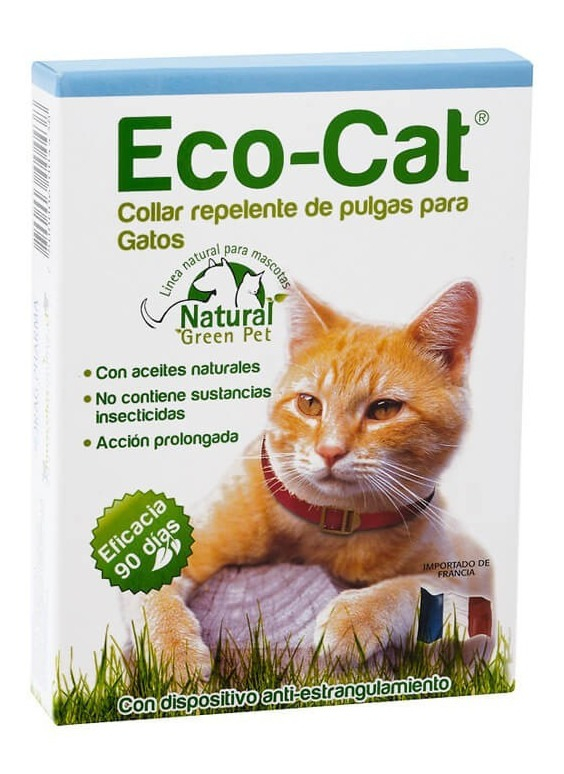 Eco-Cat Gatos Collar Repelente de Pulgas Drag Pharma
