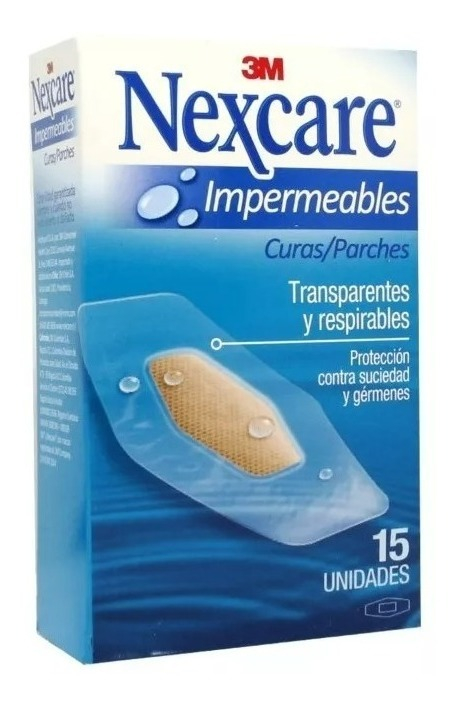 Nexcare Parches Transparentes Impermeables 15 Unidades 3M