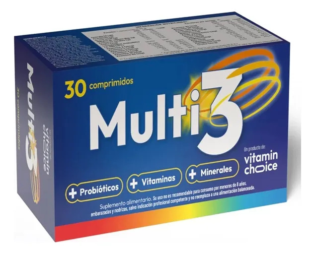 Multi 3 30 Comprimidos Vitamin Choice