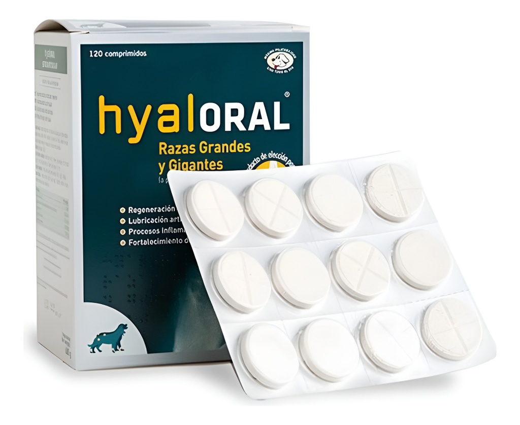 Hyaloral Raza Grande/Gigante Perro Blíster 12 Comprimidos 20 kg Pharmadiet