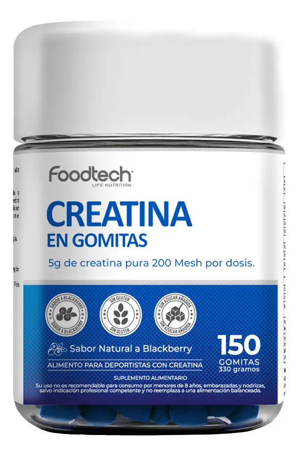 Creatina 150 Gomitas FoodTech
