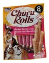 Churu Rolls Pollo y Salmón para Perros 8 sachet x 12 g