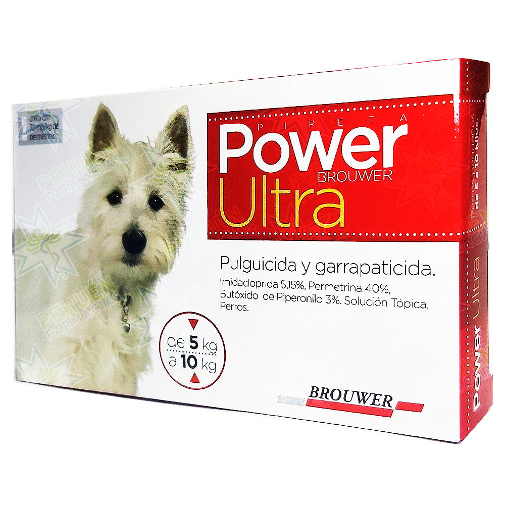 Power Ultra Perros 5-10 kg Pipeta 1,75 mL Brouwer