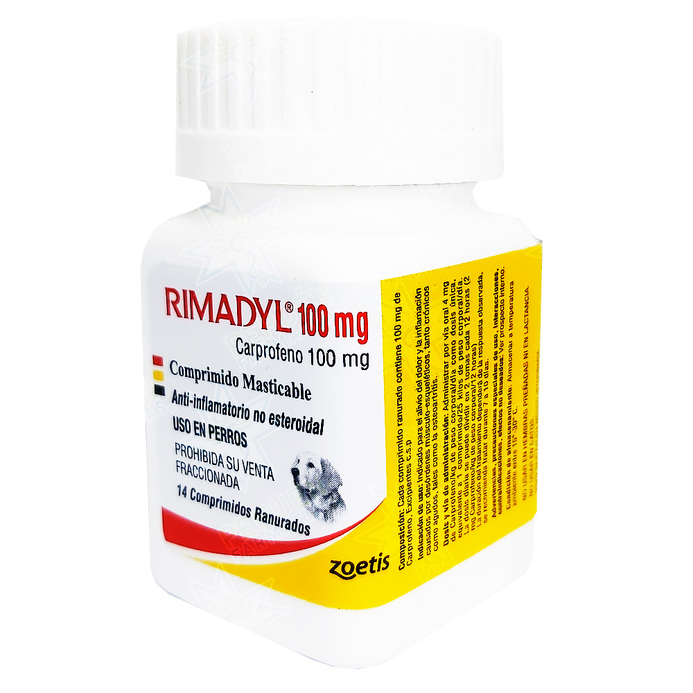 Rimadyl Perros 100 mg 14 Comprimidos Masticables Zoetis