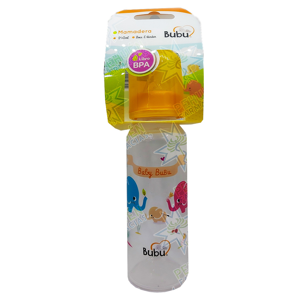 Mamadera Boca Estándar 240 mL Bubu