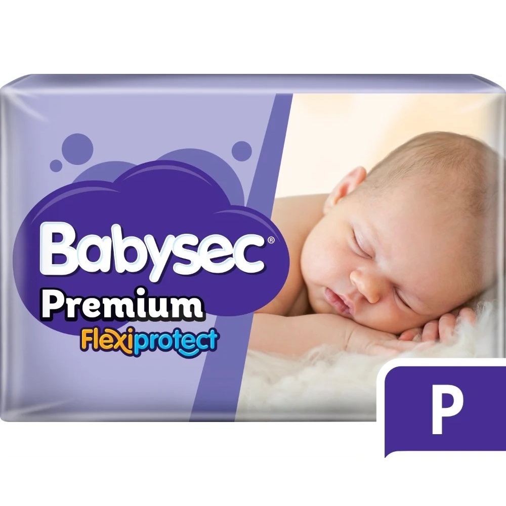 Babysec Premium Flexiprotect Talla P Hasta 6 Kg 20 Pañales Cmpc