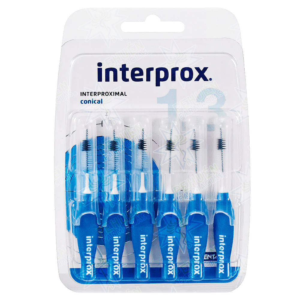 Interprox 1.3 mm Conical 6 Cepillos Interproximales Dentaid