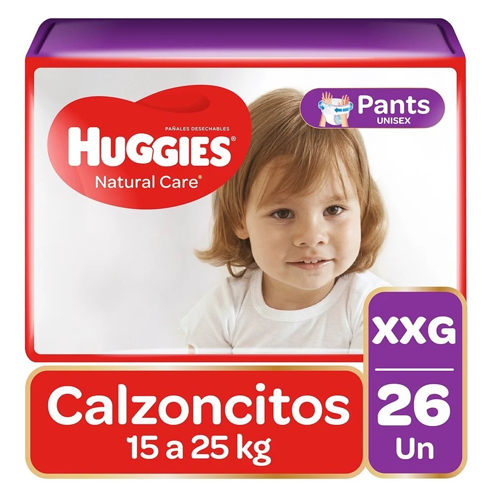 Huggies Pants Unisex Talla XXG 15-25 Kg 26 Pañales Kimberly Clark