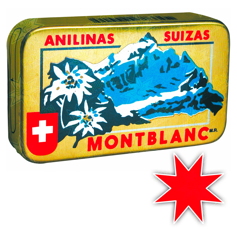 Montblanc 12 Fuego Anilinas Suizas 
