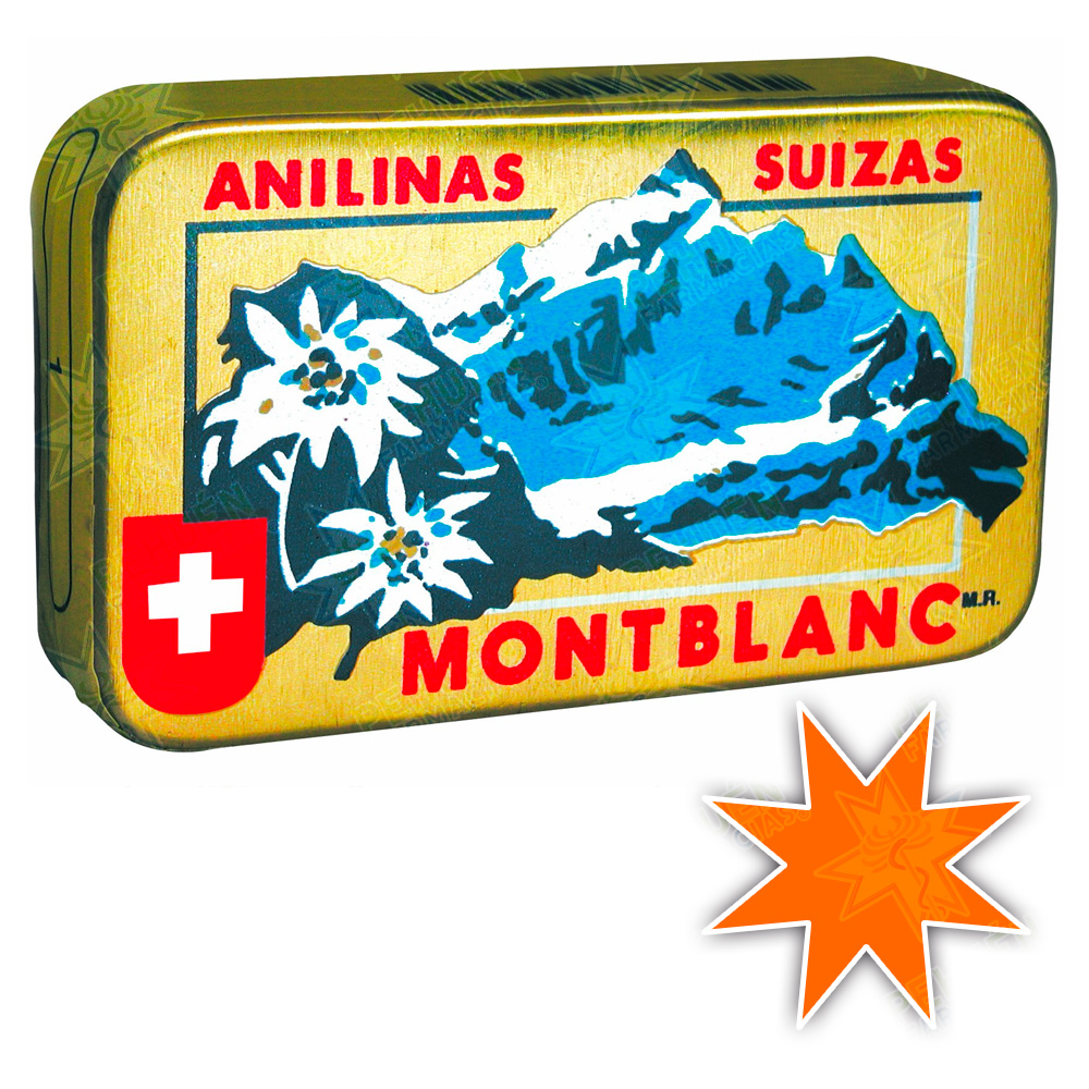 Montblanc 16 Naranja Anilinas Suizas 