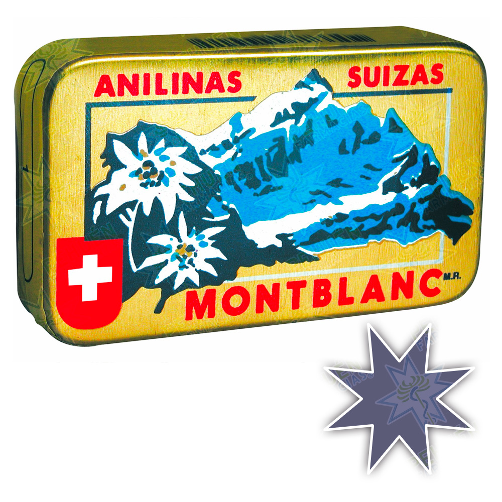 Montblanc 24 Plomo Anilinas Suizas 