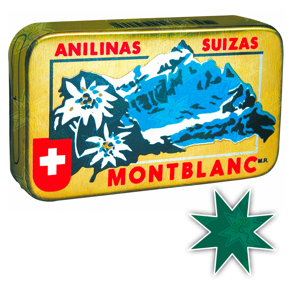 Montblanc 21 Verde Oscuro Anilinas Suizas 