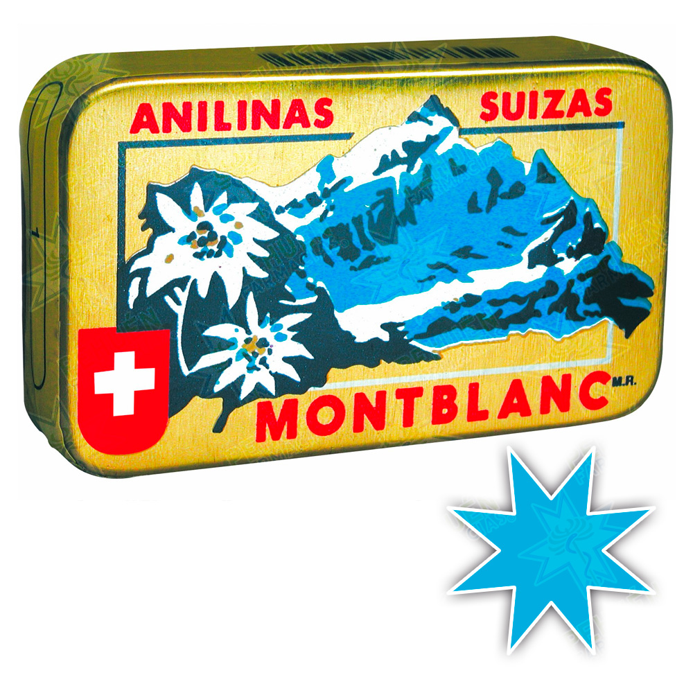 Montblanc 31 Turquesa Anilinas Suizas 