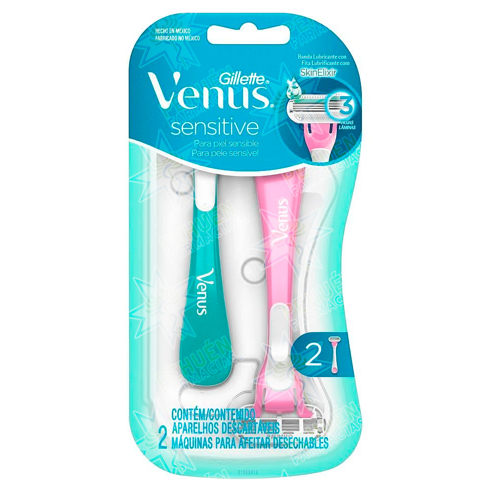 Gillette Venus Sensitive 2 Máquinas de Afeitar P&G