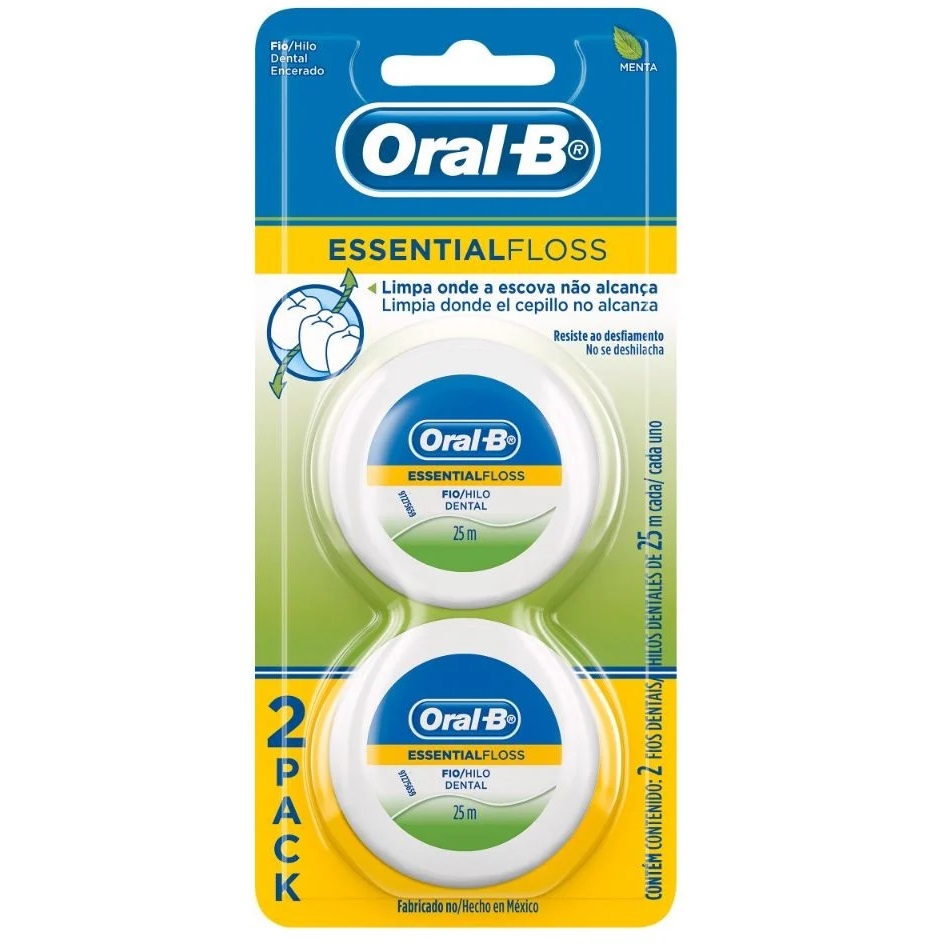 Oral-B Essential Floss Hilo Dental con Cera 2 Unidades P&G