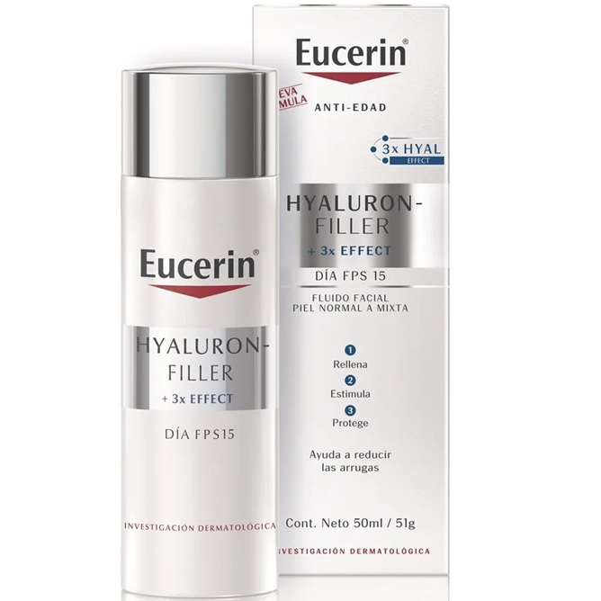 Hyaluron Filler FPS 15 Fluido Facial 50 mL Eucerin