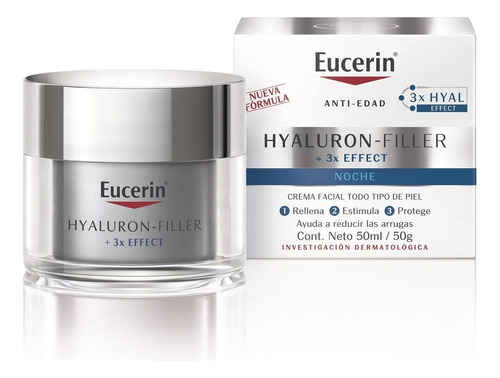 Hyaluron Filler 3x Effect Crema Facial Noche 50 mL Eucerin
