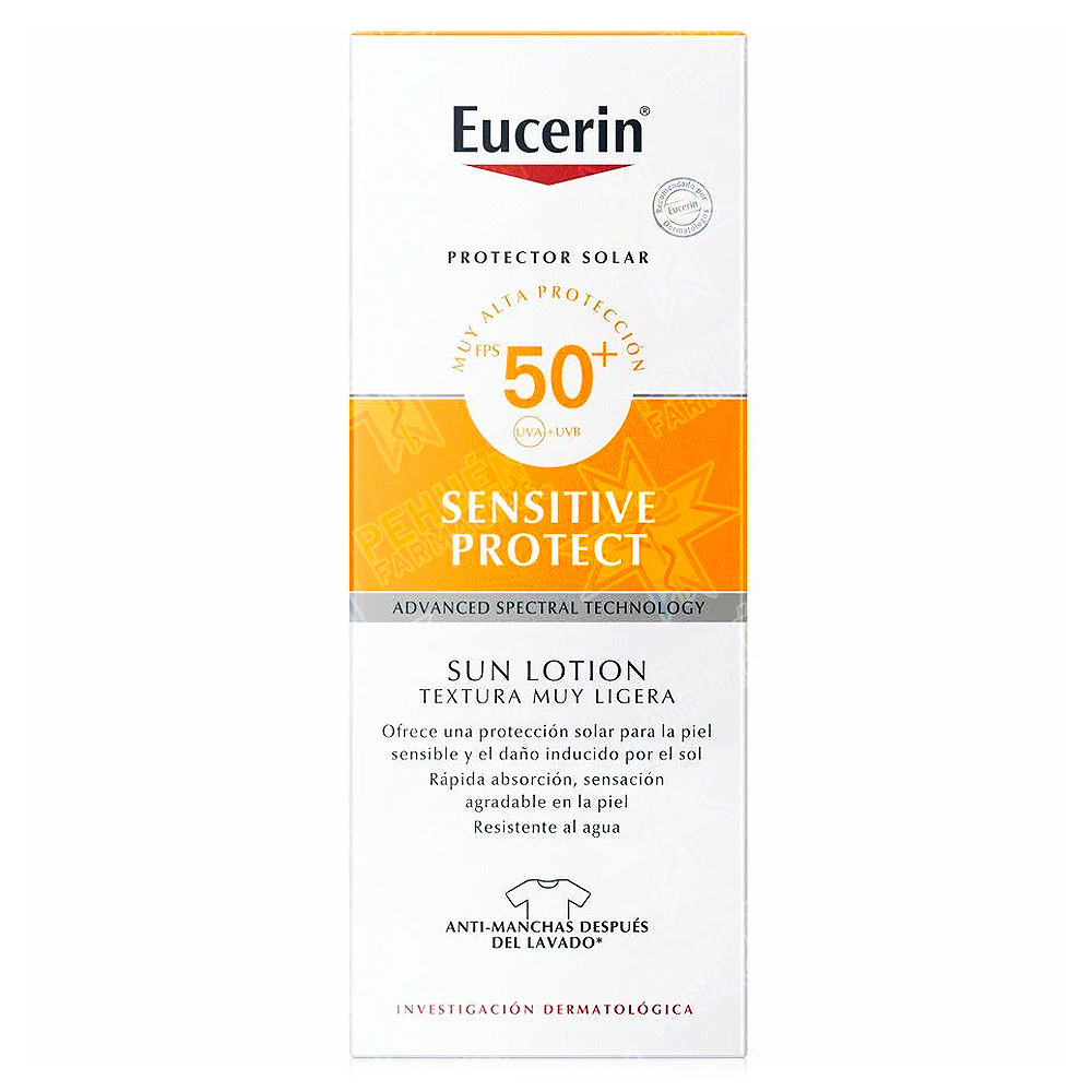 Eucerin Sun Lotion FPS 50+ Bloqueador Líquido 150 mL Beiersdorf