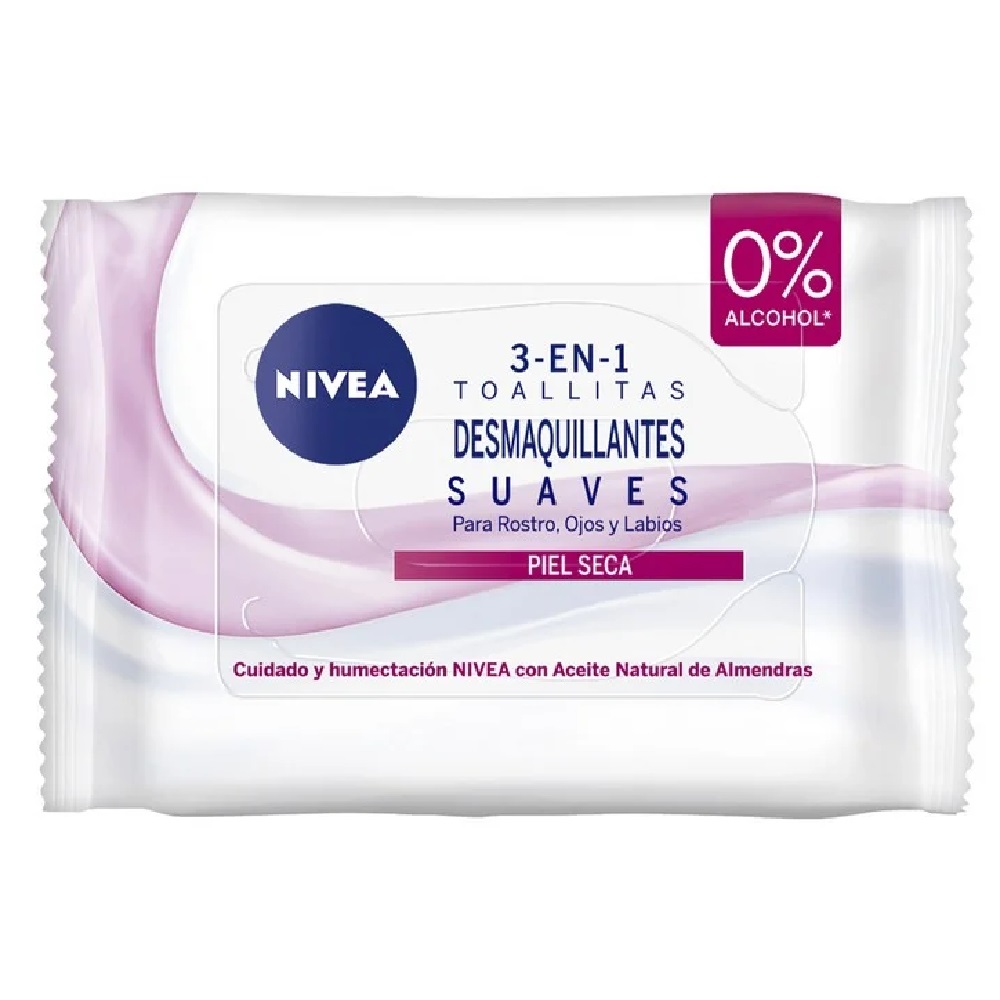 Nivea 3en1 Suaves 25 Toallitas Desmaquillantes Beiersdorf