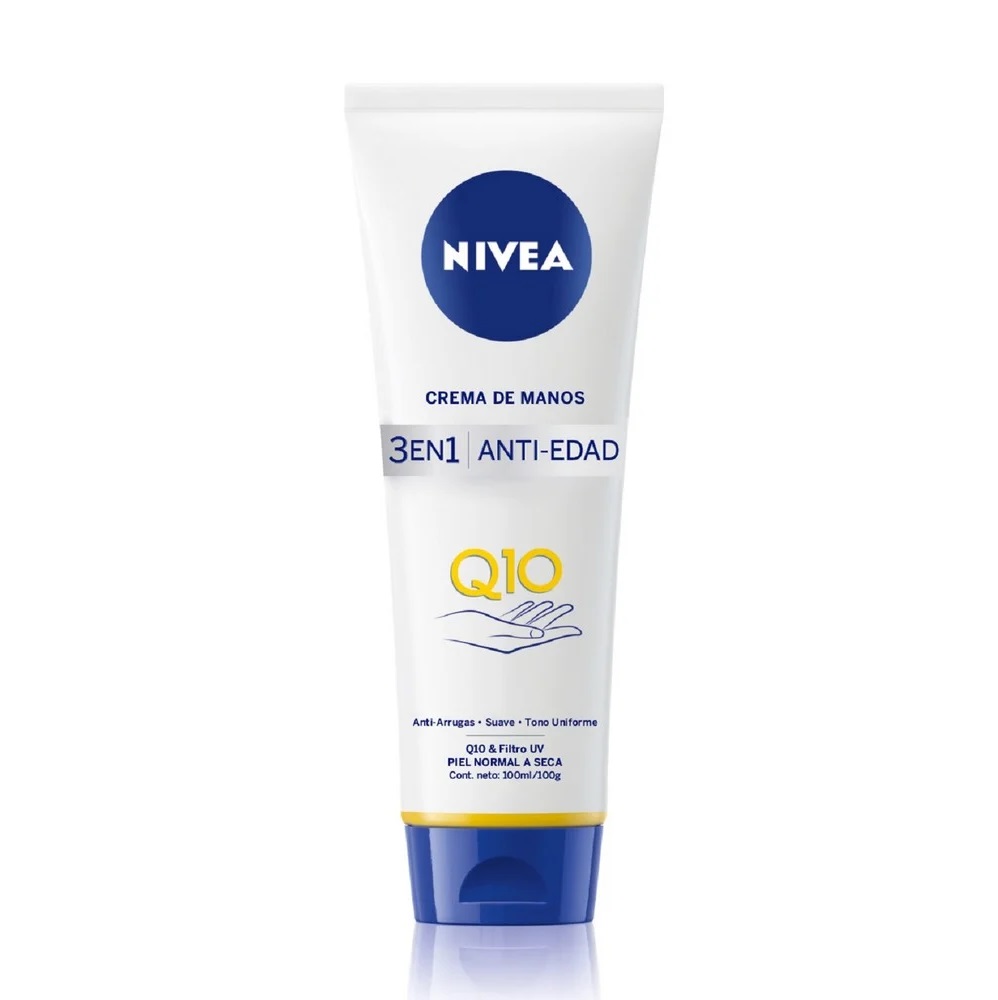 Nivea Crema de Manos Q10 Anti-Edad 3 en 1 100 mL Beiersdorf
