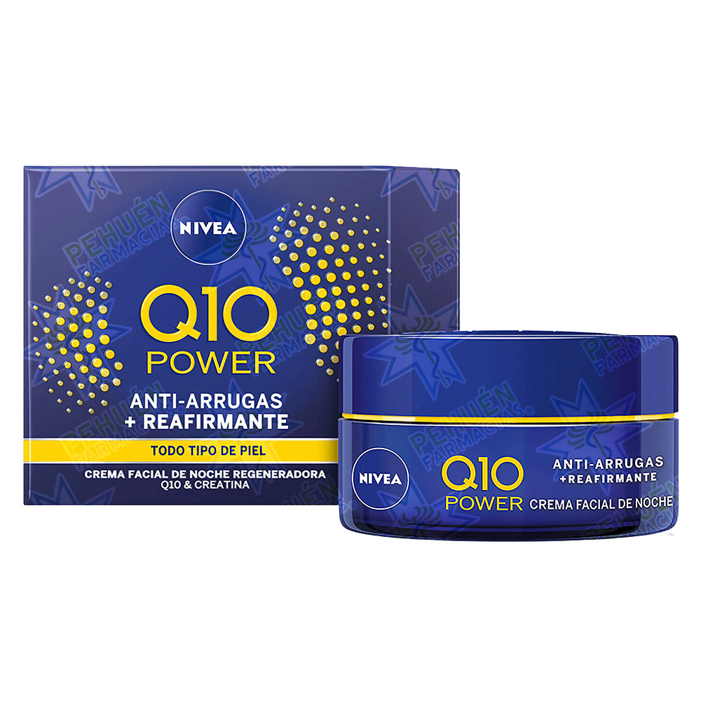 Nivea Q10 Power Noche Crema Facial Antiarrugas 50 mL Beiersdorf