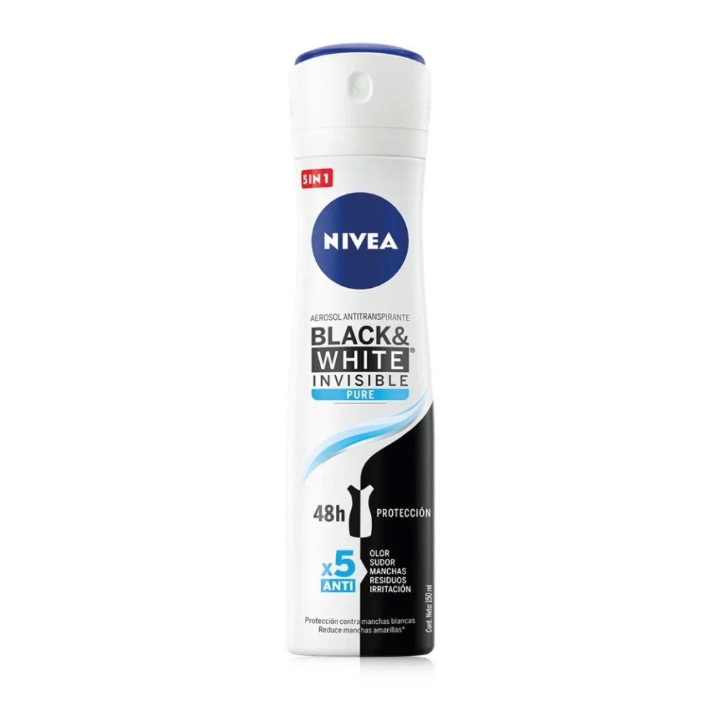 Nivea Women Invisible Black & White Pure Antitranspirante Spray Mujer 150 mL Beiersdorf