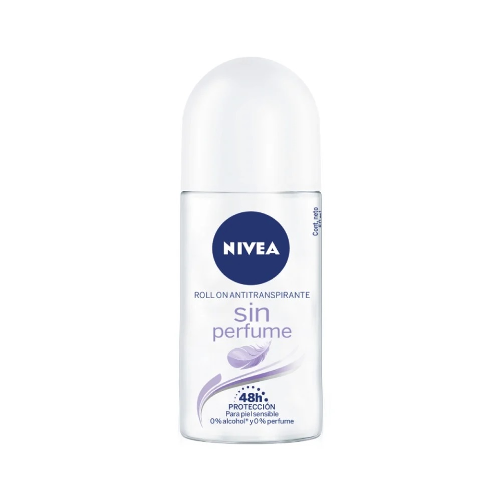 Nivea Women Sensitive & Pure Sin Perfume Antitranspirante Roll-On Mujer 50 mL Beiersdorf