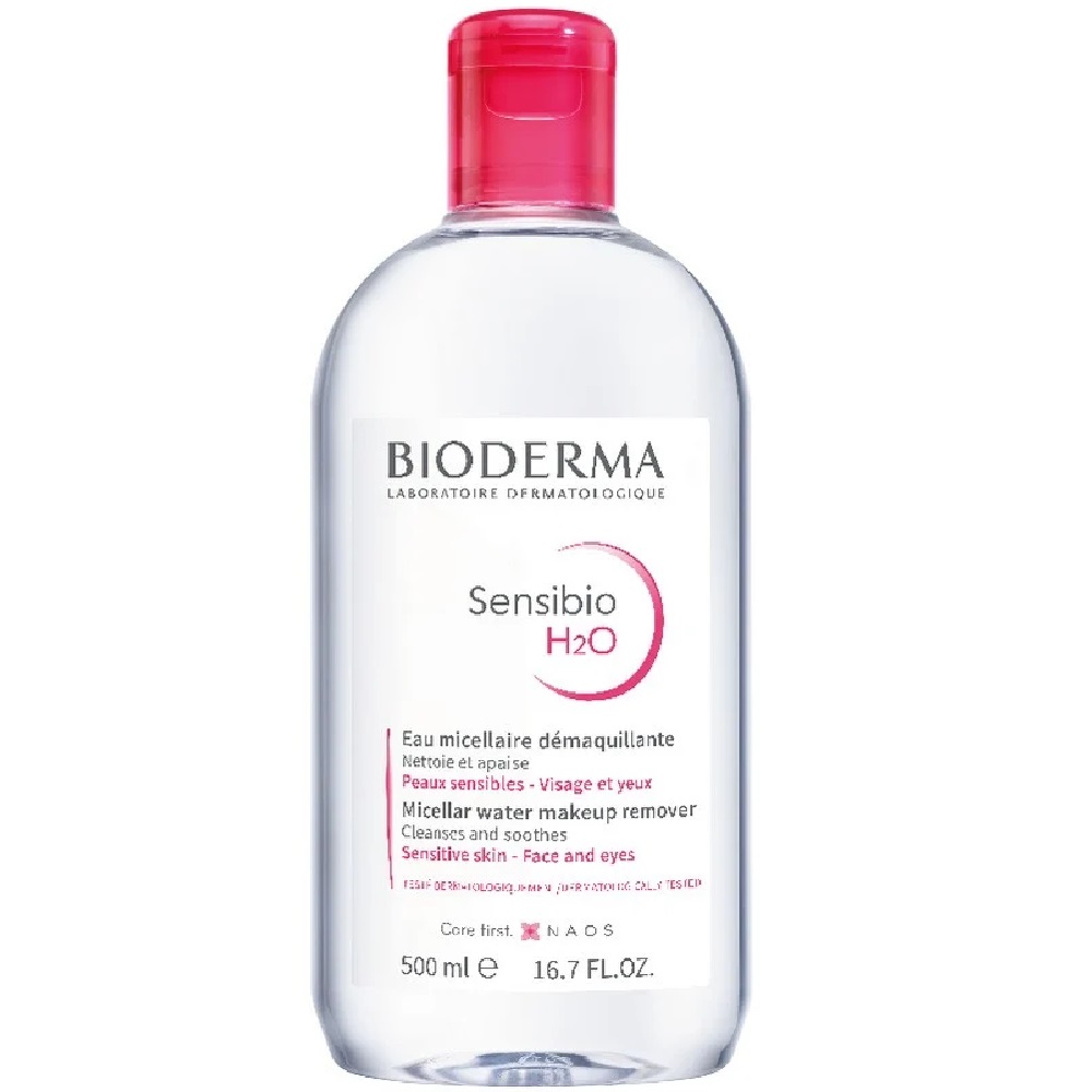 Sensibio H2O Solución Micelar Desmaquillante 500 mL Bioderma