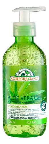 Corpore Sano Aloe Vera 99,9% Gel Hidratante Corporal Orgánico 300 mL