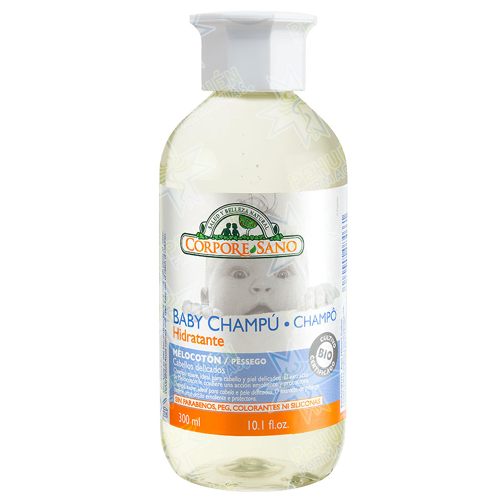Corpore Sano BIO Baby Melocotón Shampoo Bebé Hidratante 300 mL