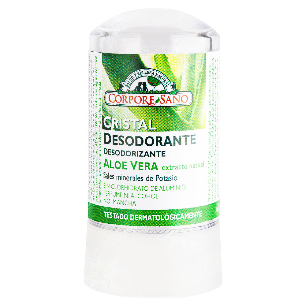 Corpore Sano Cristal Potassium Aloe Vera Desodorante Mineral 60 g 