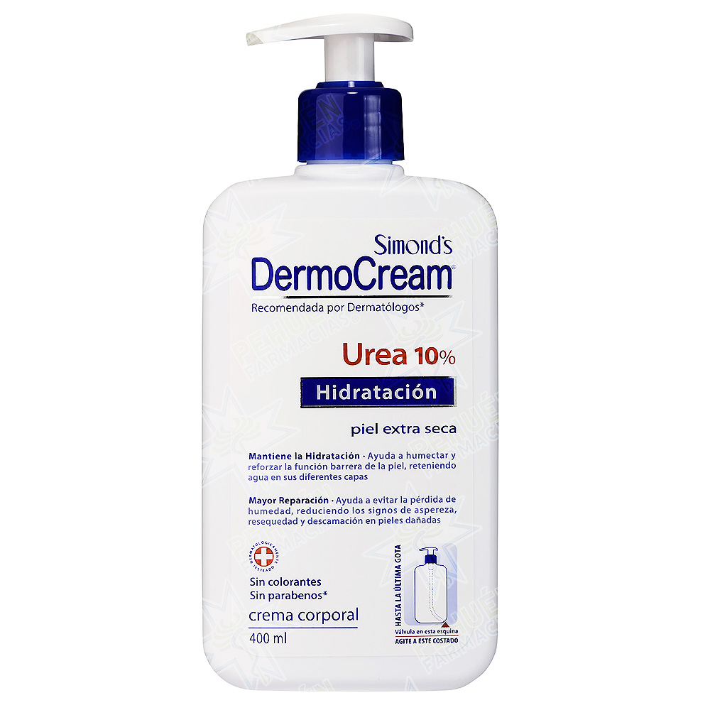 Simond's Dermocream Urea 10% Crema Corporal Hidratante 400 mL Durandin