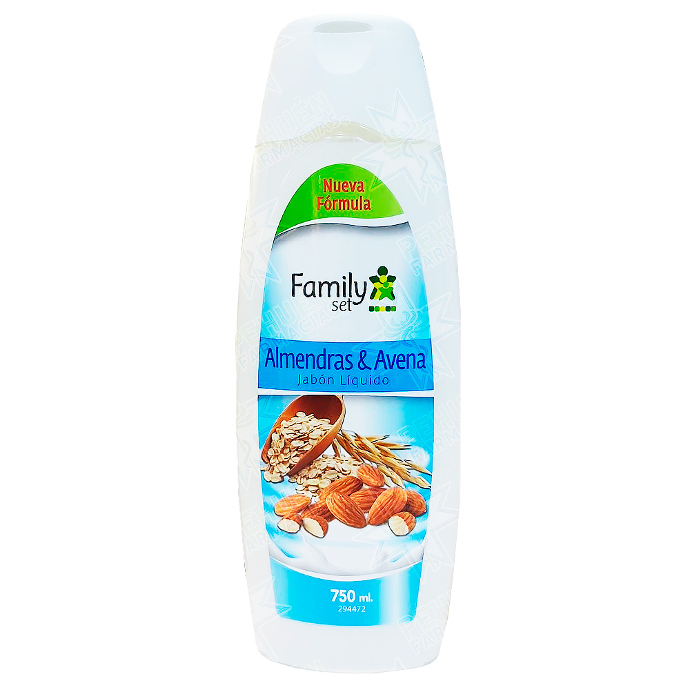 Family Set Almendra & Avena Jabón Líquido 750 mL 
