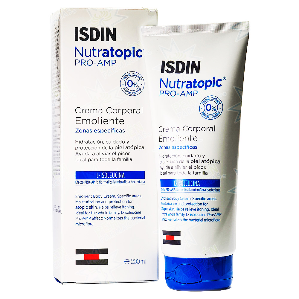 Nutratopic Pro-Amp Crema Emoliente Piel Atópica 200 mL Isdin