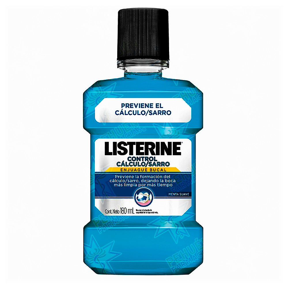 Listerine Control Sarro Enjuague Bucal 180 mL Johnson & Johnson