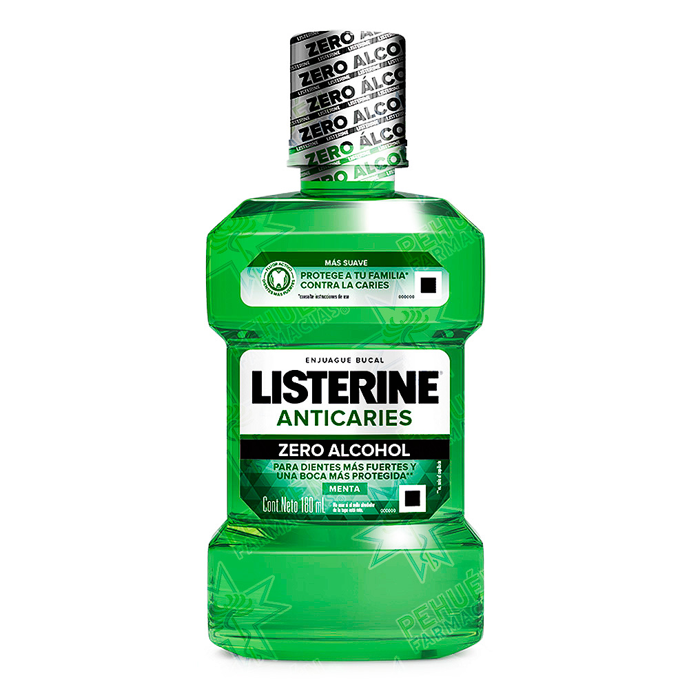 Listerine Zero Anticaries Enjuague Bucal 180 mL Johnson & Johnson