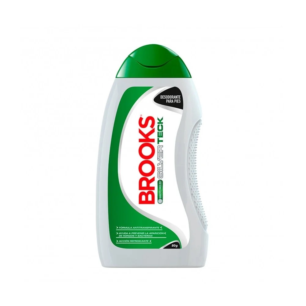 Brooks Silver Teck Talco Desodorante para Pies 80 g Davis