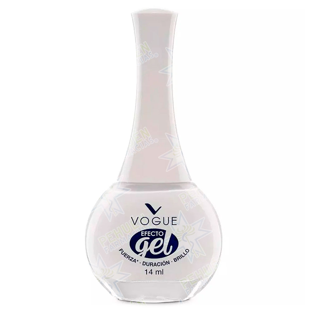 Vogue Efecto Gel Paz Esmalte de Uñas Blanco 14 mL L'oreal