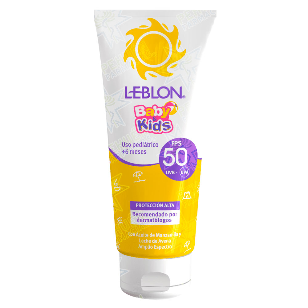 Leblon Baby & Kids FPS 50 Bloqueador Infantil Resistente al Agua 190 g Maver