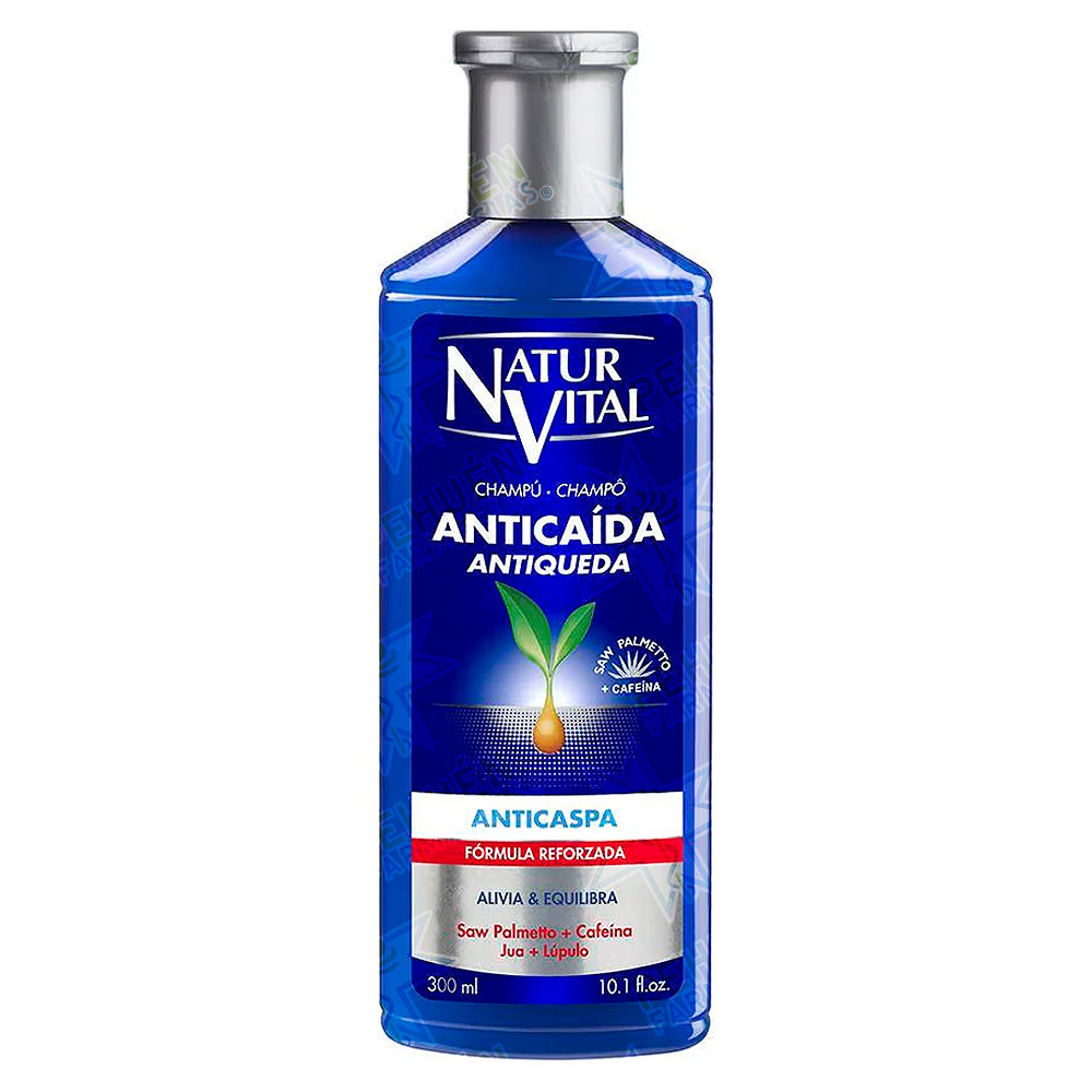 Naturvital Anticaída Anticaspa Shampoo 300 mL 