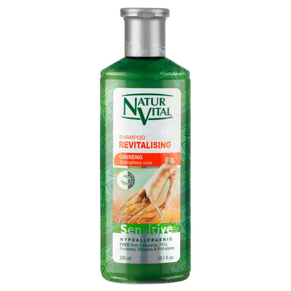 Naturvital Sensitive Revitalizante Ginseng Shampoo 300 mL 