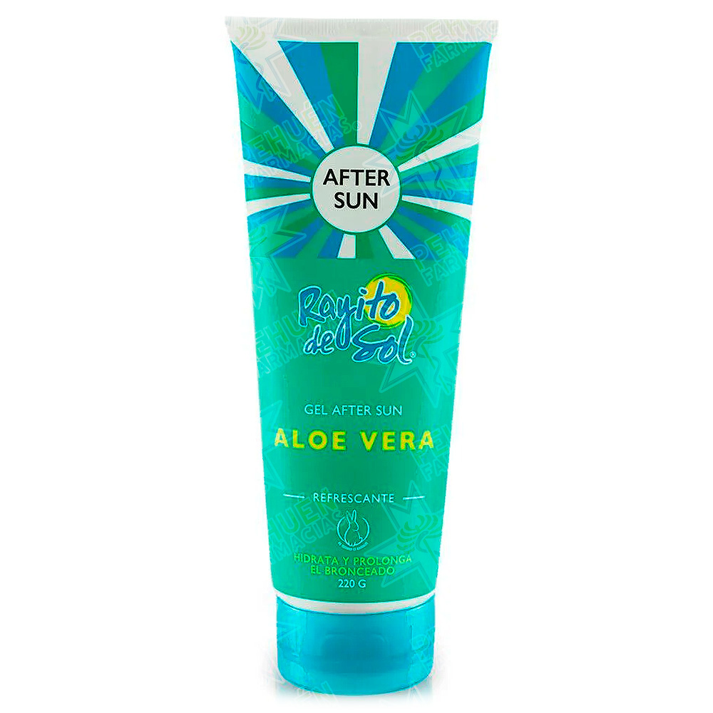 Rayito de Sol After Sun Aloe Vera Gel Refrescante Post Solar 220 g Petrizzio