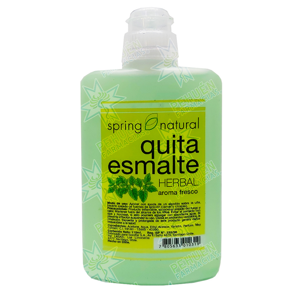 Spring Natural Quitaesmalte Herbal 110 mL