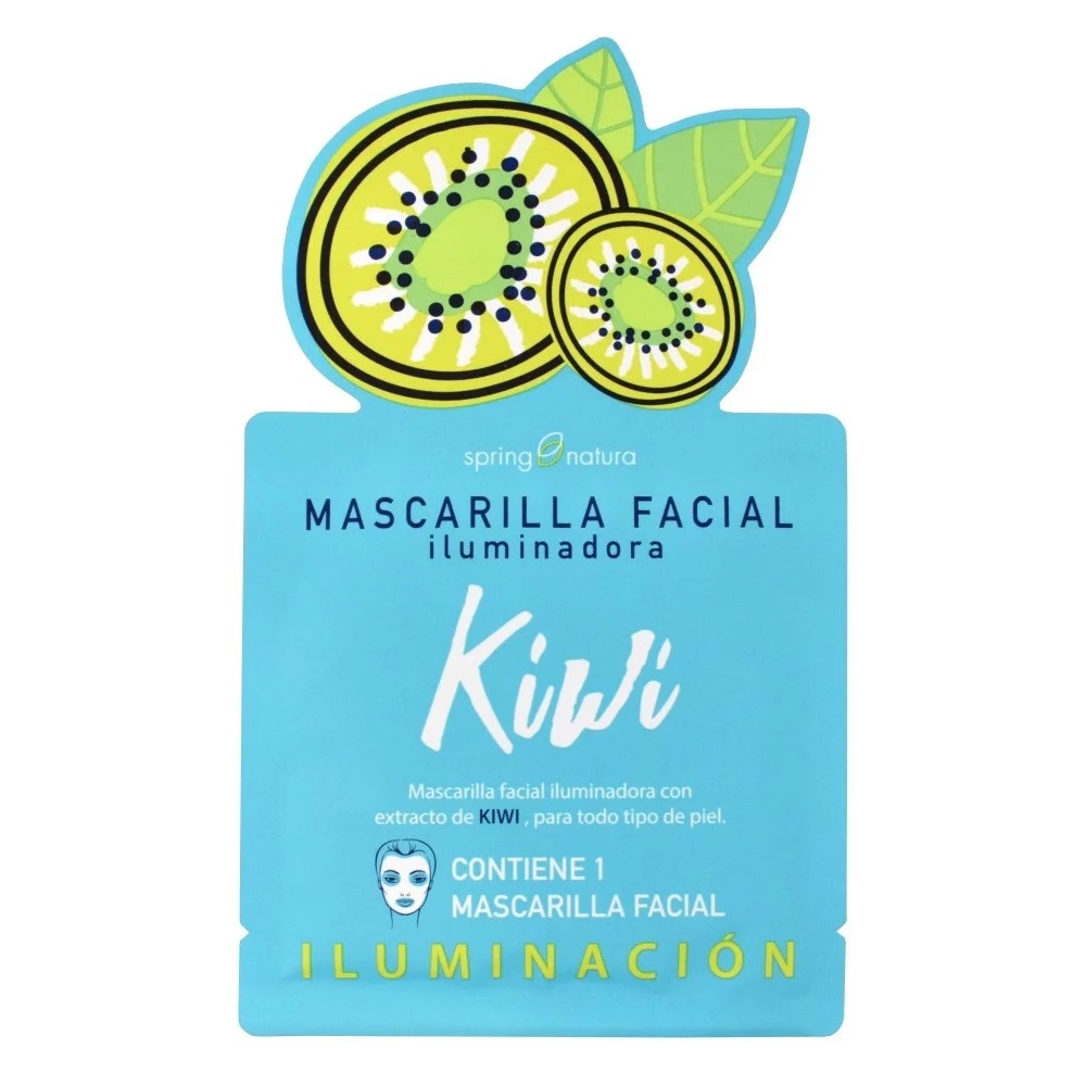 Spring Natural Kiwi Iluminadora Máscara Facial 25 g
