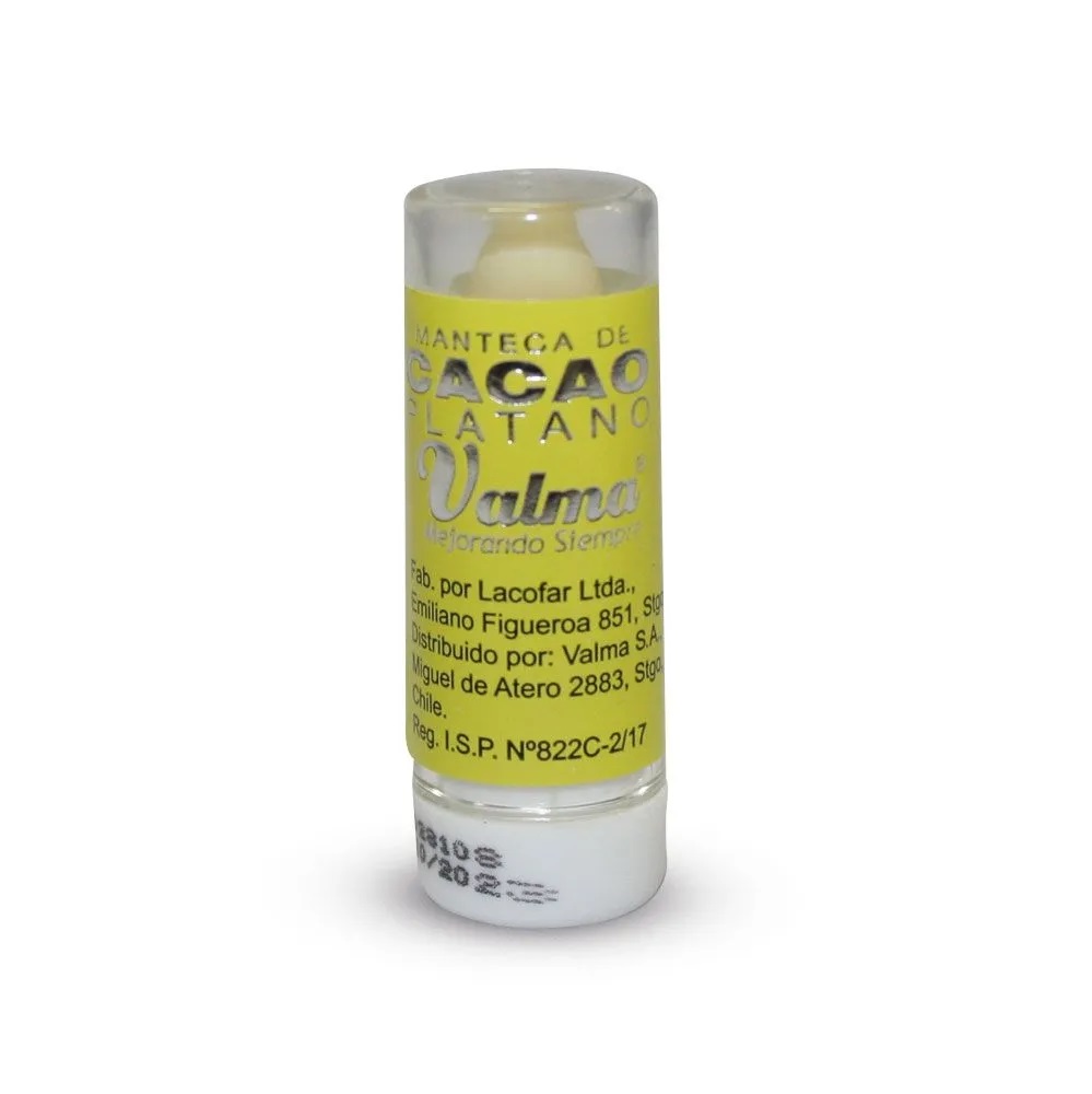 Manteca de Cacao Plátano Barra Labial Valma