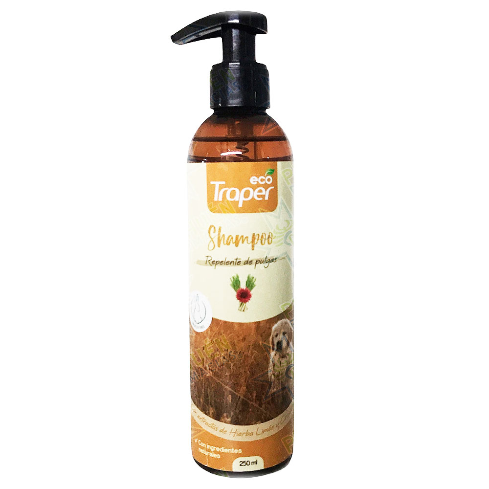 Traper Shampoo Eco Perros Repelente Pulgas 250 mL Anasac
