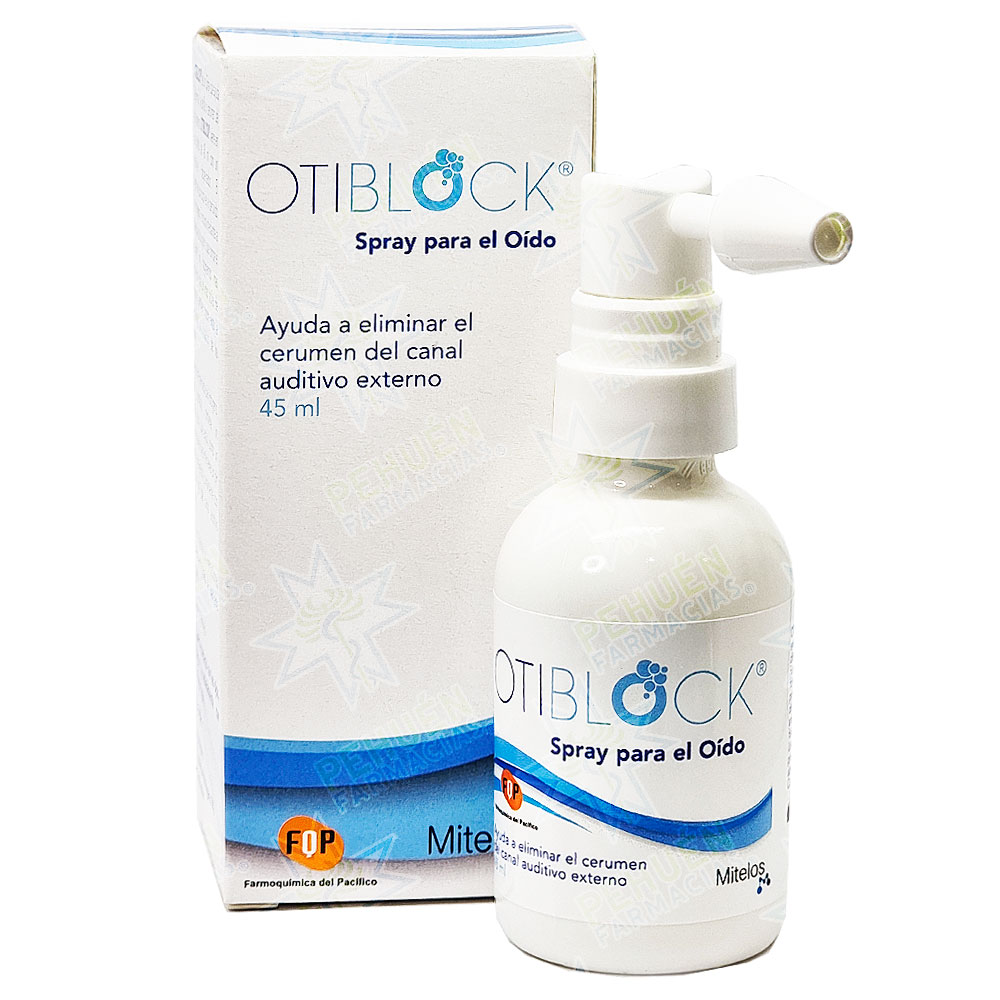 Otiblock 3 % Spray Ótico 45 mL Farmoquímica