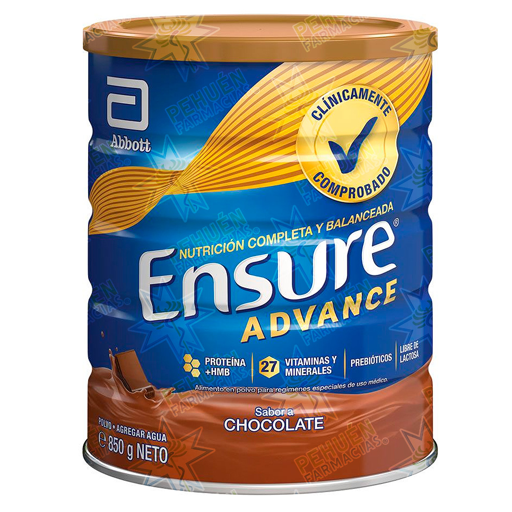 Ensure Advance Chocolate Alimento en Polvo 850 g Abbott