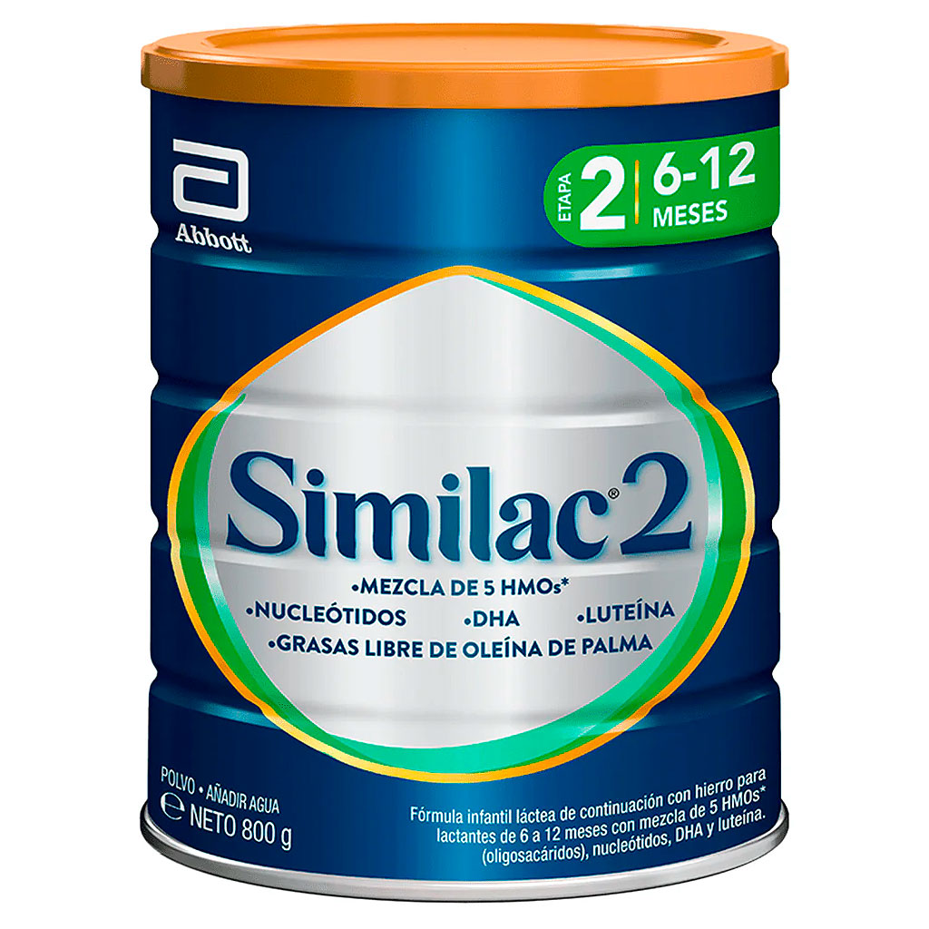 Similac 2 800 g Fórmula Láctea 6 a 12 Meses Abbott